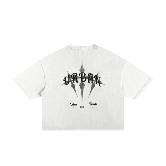 Classic Frayed Boxy Tee - 250 GSM