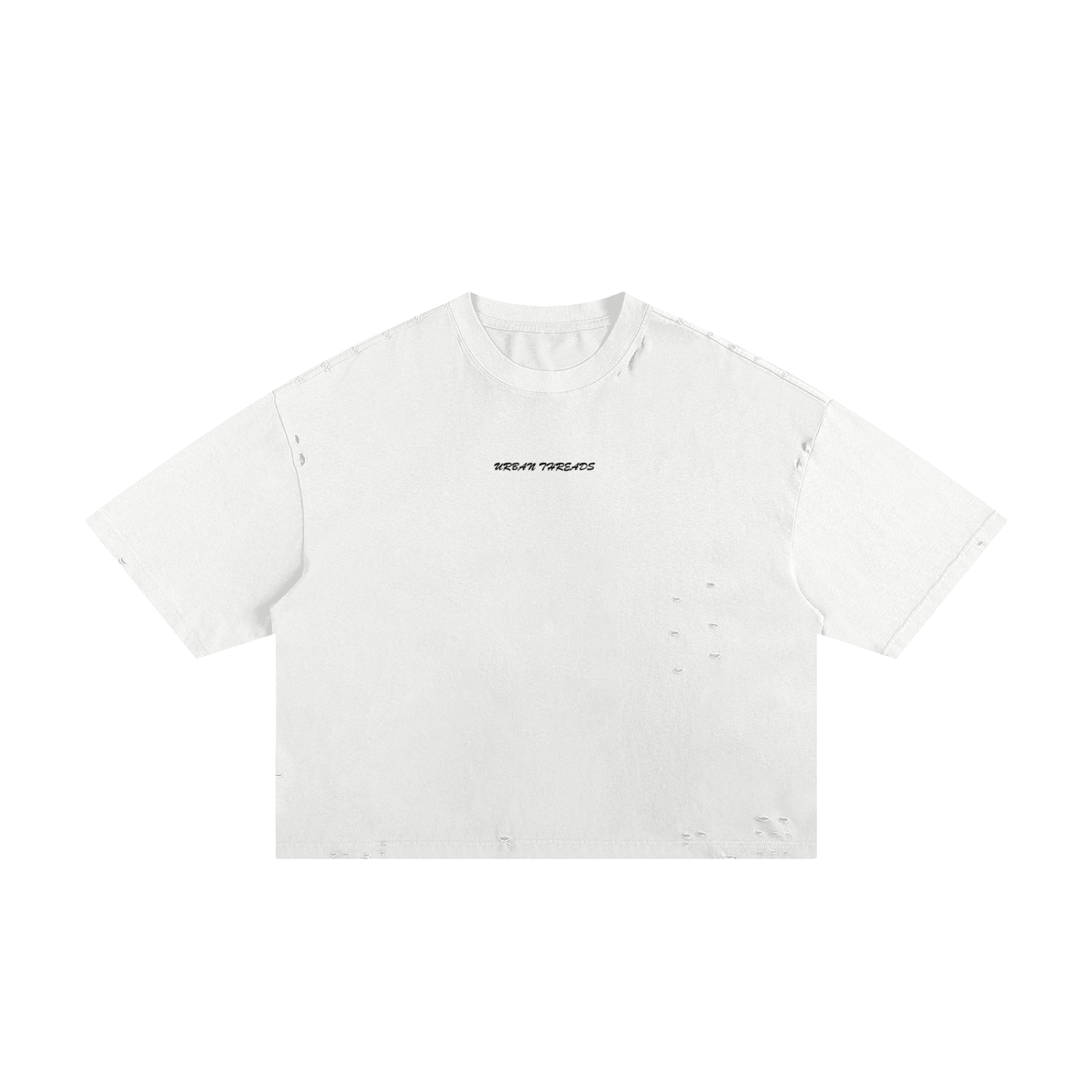 Classic Frayed Boxy Tee - 250 GSM